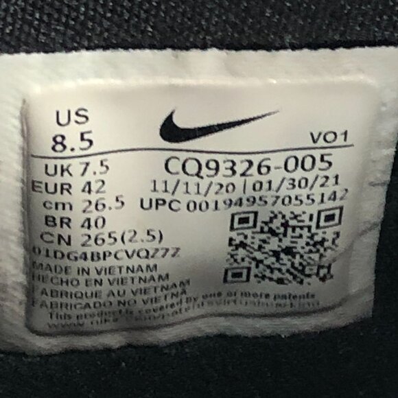 Nike Men's Size 8.5 Kyrie Irving 7 Ripple Effect Black Basketball Shoes CQ9326-0 - Picture 15 of 15